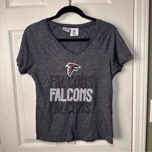NFL Women's Fan V Top T-Shirt Falcons Jersey Short Sleeve Grey
Size medium